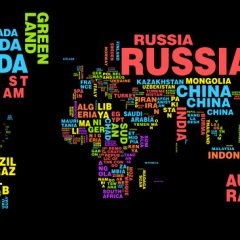 Карта для тех кто изучает английский