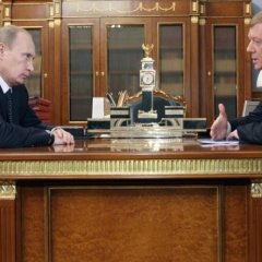 Путин с Чубайсом