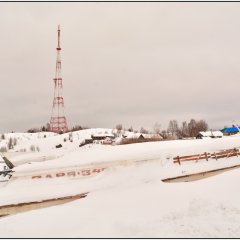 Зимняя телевышка