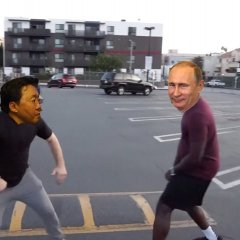 Elbegdorj fighting Putin