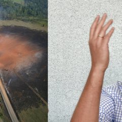 Газпром Труба порвана