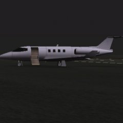 GTA SA Shamal parked with open stairs