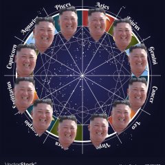 Kim Jong astrological wheel