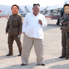 Kim Jong Un and Tsakhiagiin Elbegdorj