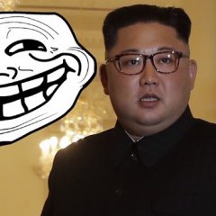 Kim Jong Un troll mark
