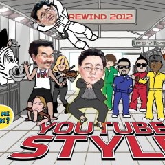 Ochirbat Bagabandi and Elbegdorj gangnam style