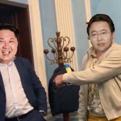 Tsakhia Elbegdorj and Kim Jong Un