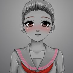 Влюбенная серая девушка