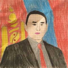 Х Баттулга зураг зурах