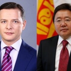 Олег Ляшко и Цахиагийн Элбэгдорж
