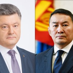 Порошенко и Баттулга