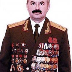 Виктор Лейман с черными усами