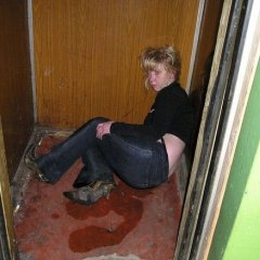 Алкаш в говне