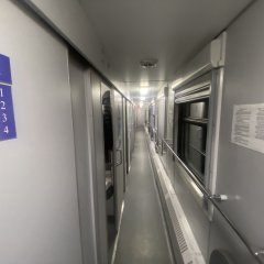 Inside Uzhgorod - Zaporozhia train