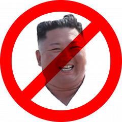 No Kim Jong Un sign