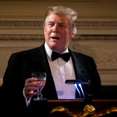 Рыжий клоун еврейский Трамп