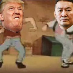 Trump and Battulga in Sparta Remix