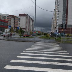 Дорога в микрорайон