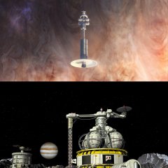 Manned Mission to Jupiter System 2025