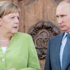 Меркель и Путин
