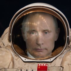 Путин в космосе