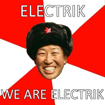 electrik we are electrik, Мем China