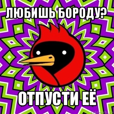 любишь бороду? отпусти её