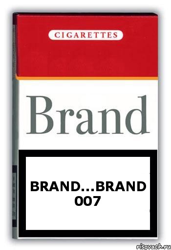 BRAND...BRAND 007, Комикс Минздрав