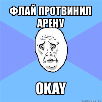 флай протвинил арену okay