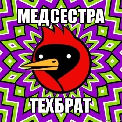 медсестра техбрат, Мем Омская птица