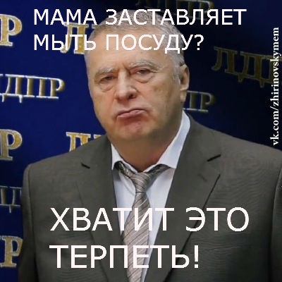 Мем Хватит это терпеть (Жириновский)