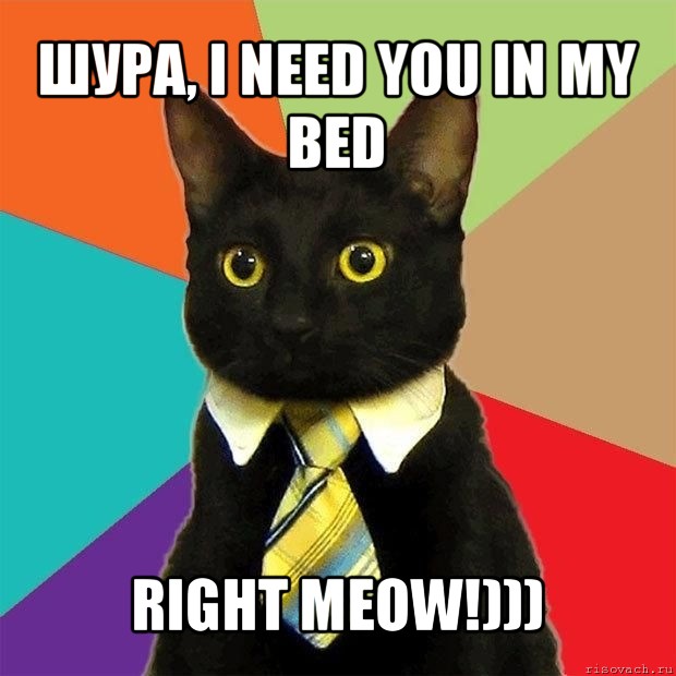 шура, i need you in my bed right meow!)))