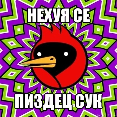 нехуя се пиздец сук, Мем Омская птица