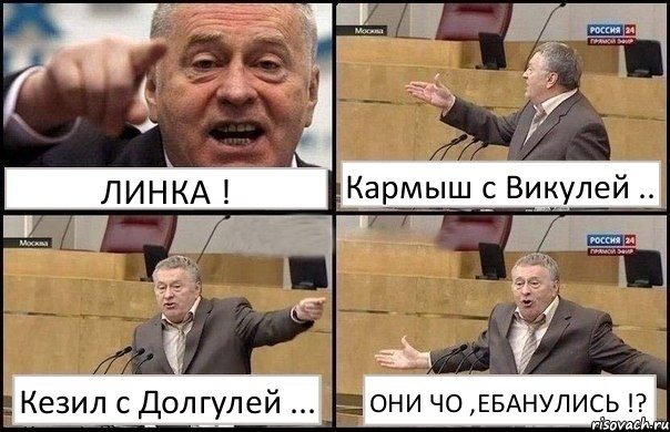 ЛИНКА ! Кармыш с Викулей .. Кезил с Долгулей ... ОНИ ЧО ,ЕБАНУЛИСЬ !?, Комикс Жириновский