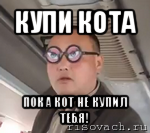 купи кота пока кот не купил тебя!, Мем чётки надо