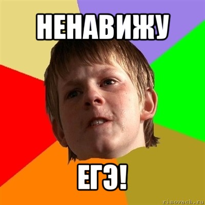 ненавижу егэ!, Мем Злой школьник