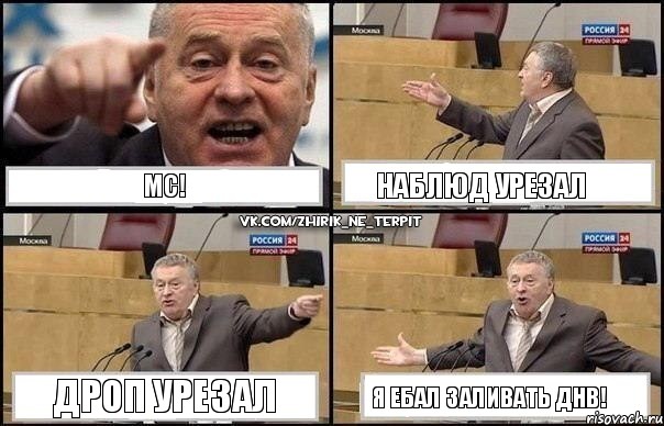 МС! наблюд урезал дроп урезал я ебал заливать днв!, Комикс Жириновский