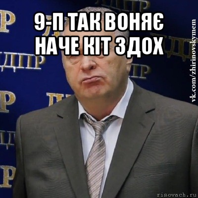 9-п так воняє наче кіт здох , Мем Хватит это терпеть (Жириновский)