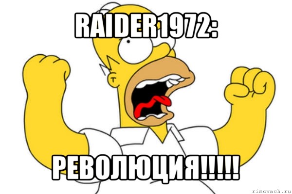 raider1972: революция!!!, Мем Разъяренный Гомер