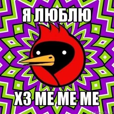 я люблю x3 me me me, Мем Омская птица