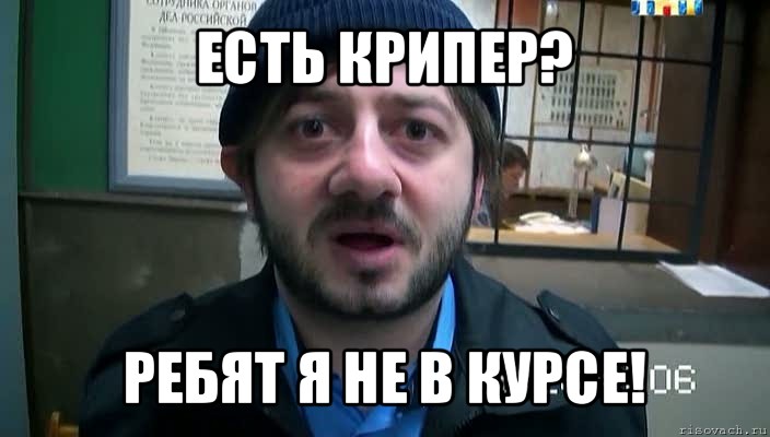 есть крипер? ребят я не в курсе!, Мем Бородач