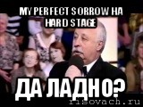 my perfect sorrow на hard stage да ладно?