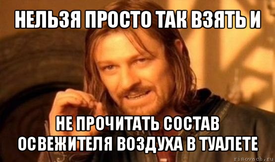 нельзя просто так взять и не прочитать состав освежителя воздуха в туалете