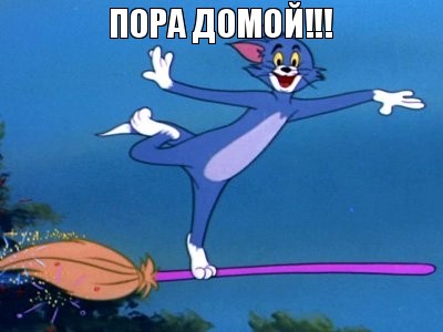 пора домой!!! , Мем летун