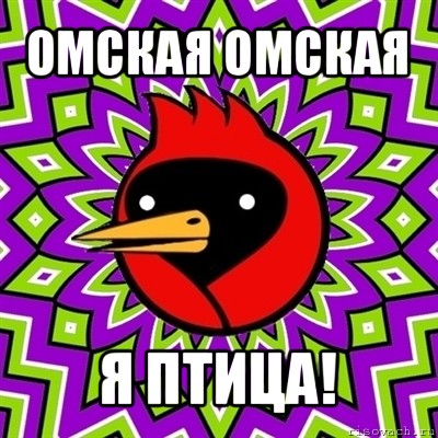 омская омская я птица!, Мем Омская птица