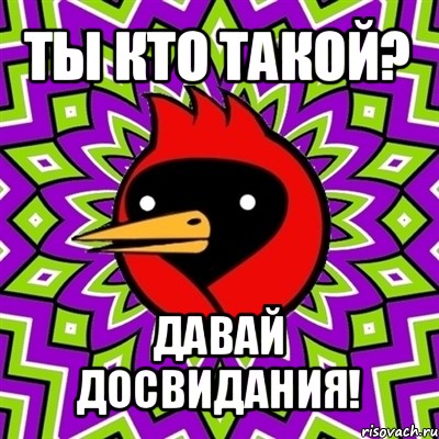 ты кто такой? давай досвидания!, Мем Омская птица