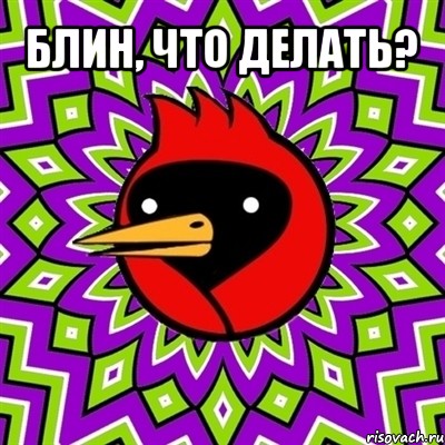 блин, что делать? , Мем Омская птица