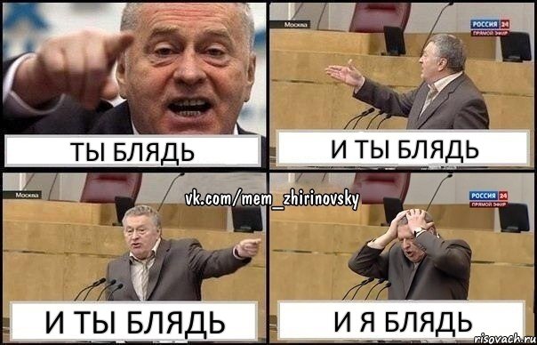 ты блядь и ты блядь и ты блядь и я блядь, Комикс Жирик