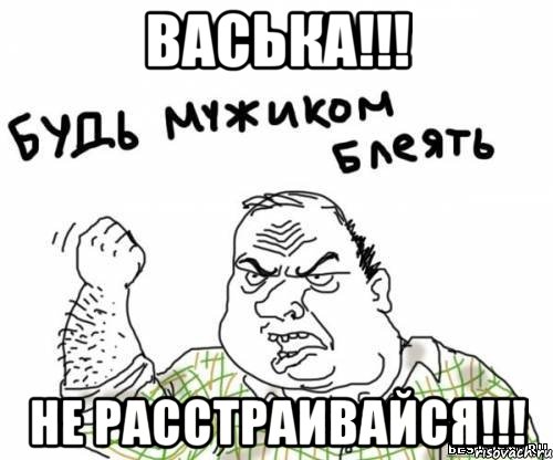 васька!!! не расстраивайся!!!, Мем блять