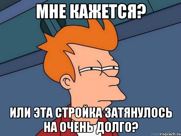 мне кажется? или эта стройка затянулось на очень долго?, Мем  Фрай (мне кажется или)